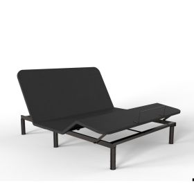 Adjustable bed frame,Twin Size Bed Frame,Black,Easy Assembly