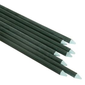 20PC 1/4inch 5ft Dark Green Solid Sticks For Plant Support Offer High Strength, Corrosion Resistance, And Durability, Suitable For Flowers, Veget (Option: 14inch5ft)
