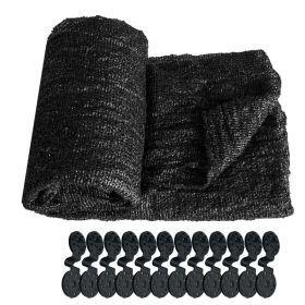 6.5ft*10ft Black Sunshade Netting Fabric With High-strength UV Protection, Perfect For Plant Protection. (Option: 65ft10ft)